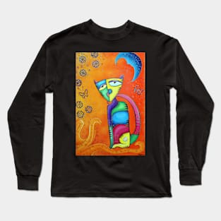 Sunkist Celestial Cat Long Sleeve T-Shirt